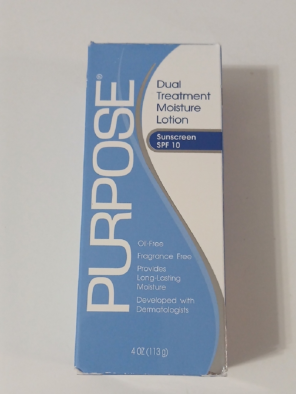 Dual Treatment Moisture Lotion SPF 10 — Blue